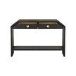 Chelsea House Bend Black 2 Drawer Console Table