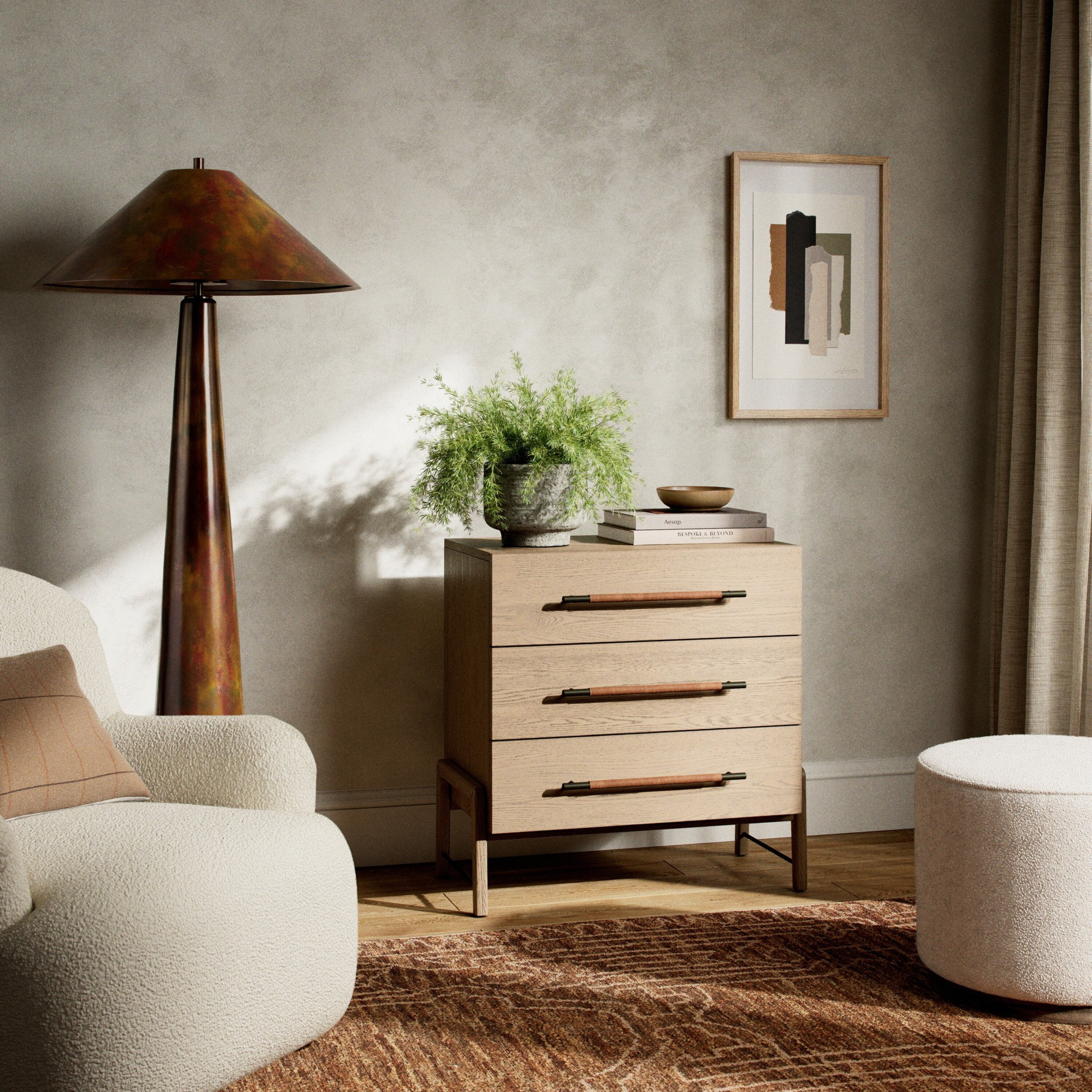 Four Hands Rosedale 3 Drawer Dresser