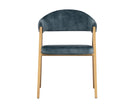 Sunpan Burgos Dining Armchair - Nono Petrol Clearance