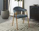 Sunpan Burgos Dining Armchair - Nono Petrol Clearance