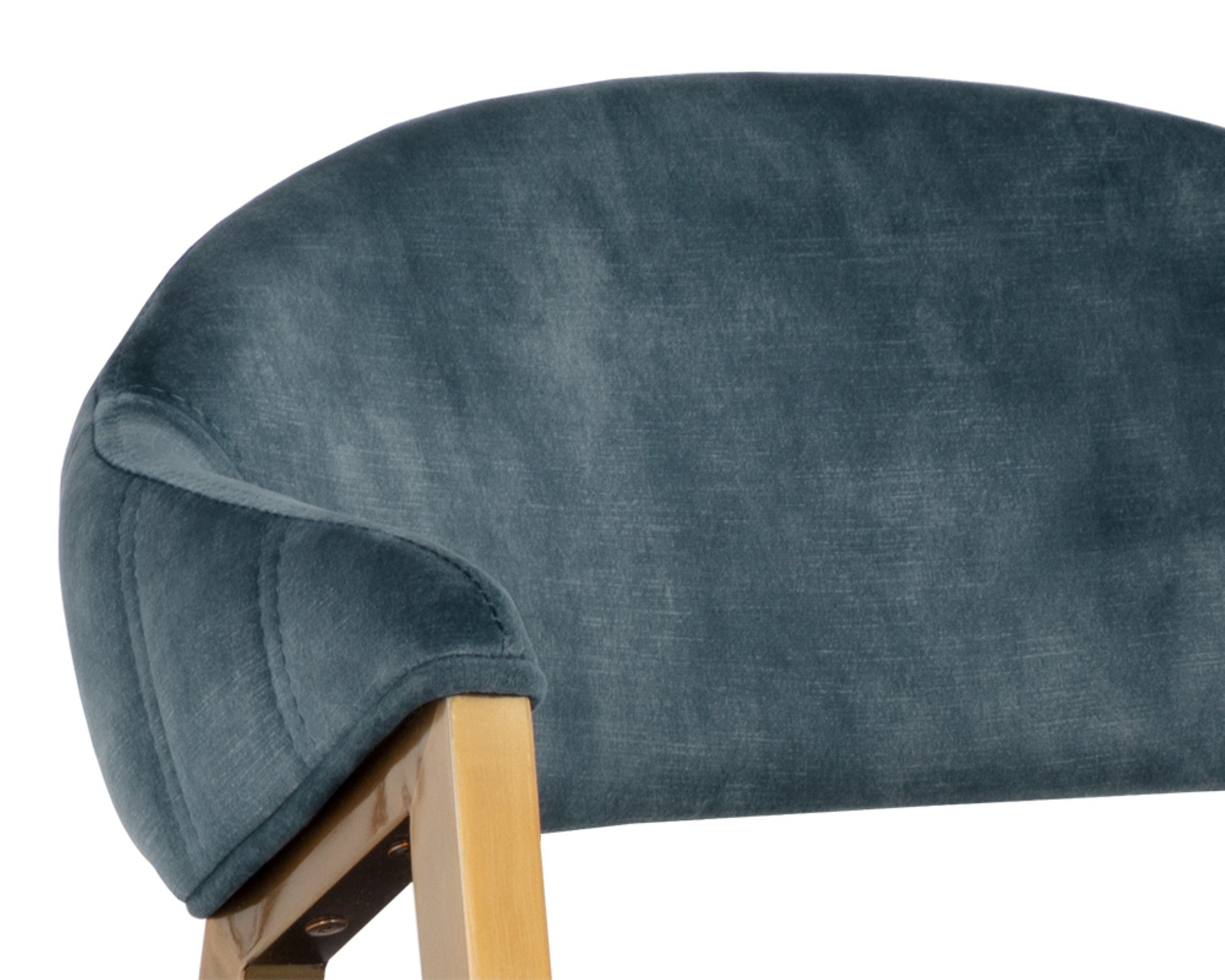 Sunpan Burgos Dining Armchair - Nono Petrol Clearance