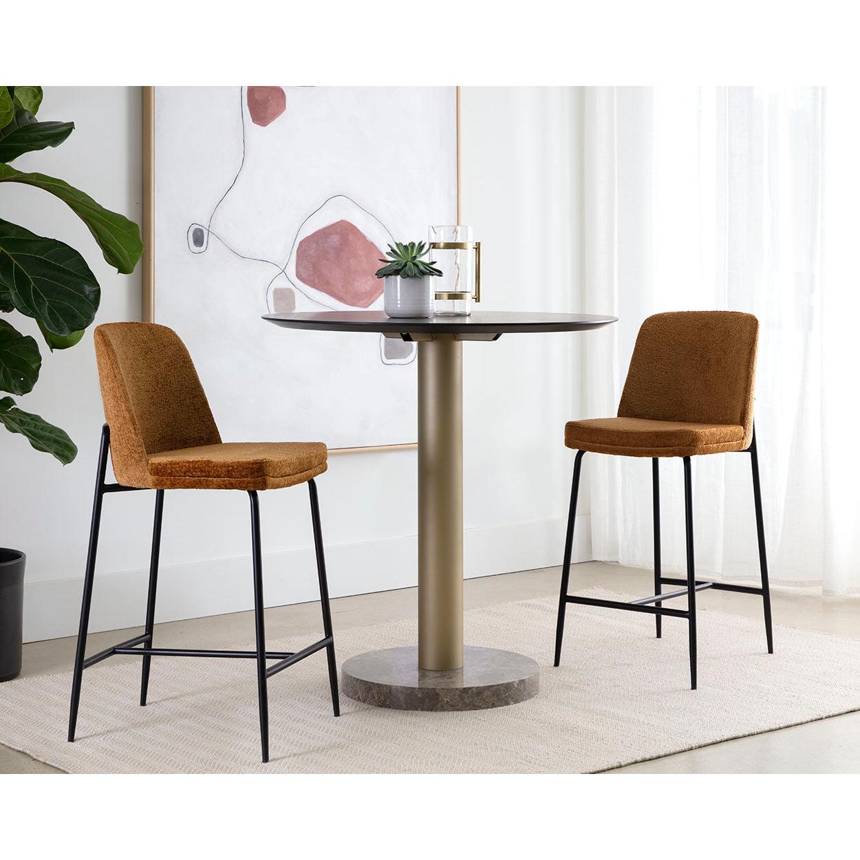 Sunpan Zeke Black Counter Stool Clearance