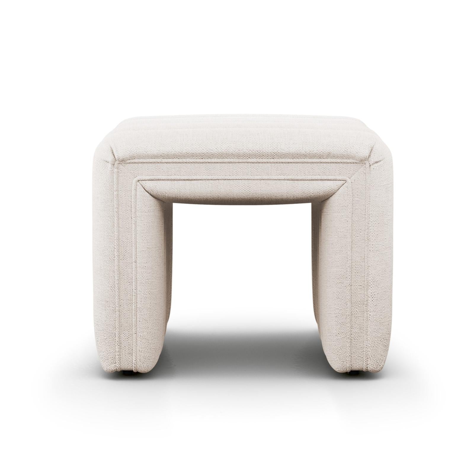 Four Hands Augustine Small Ottoman