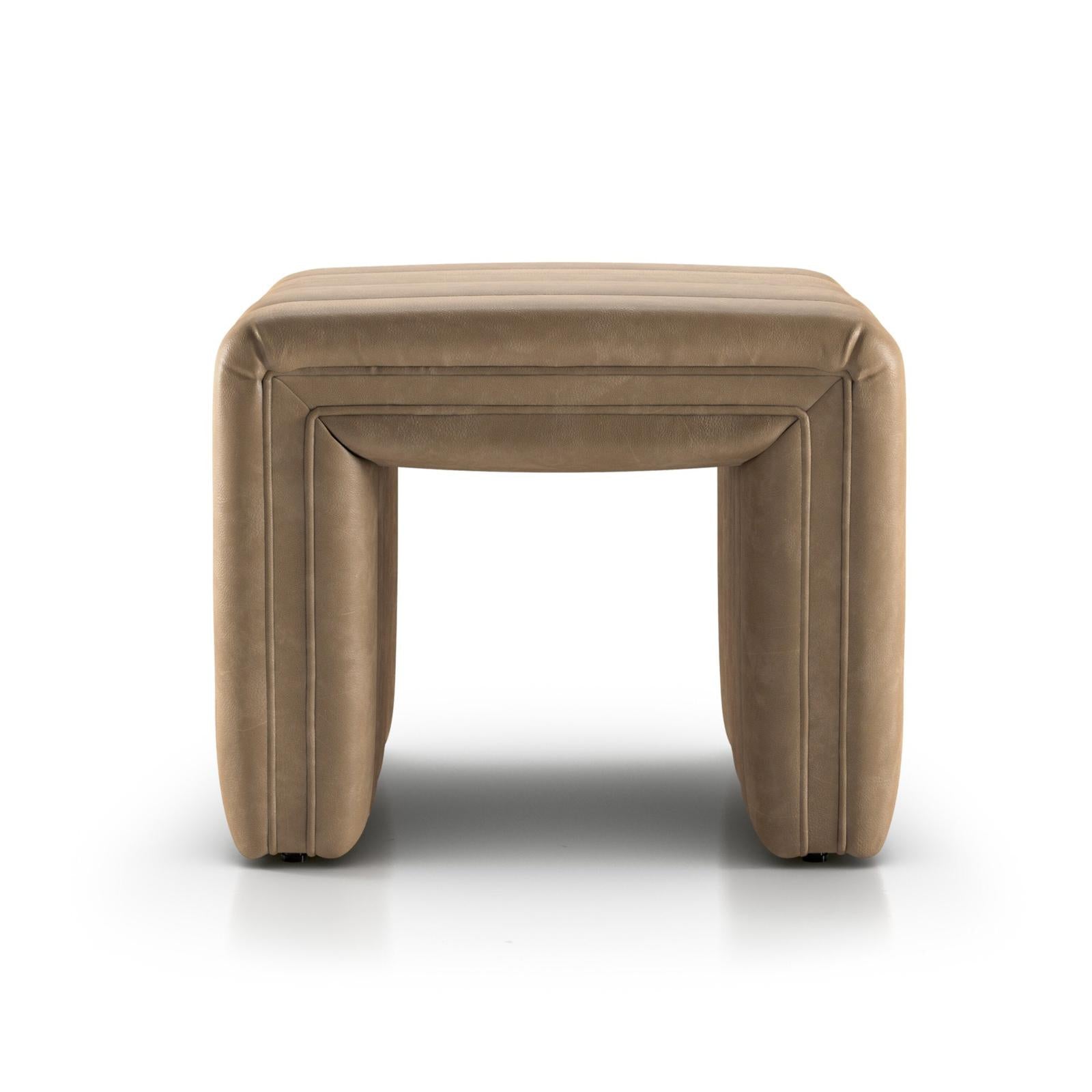 Four Hands Augustine Small Ottoman