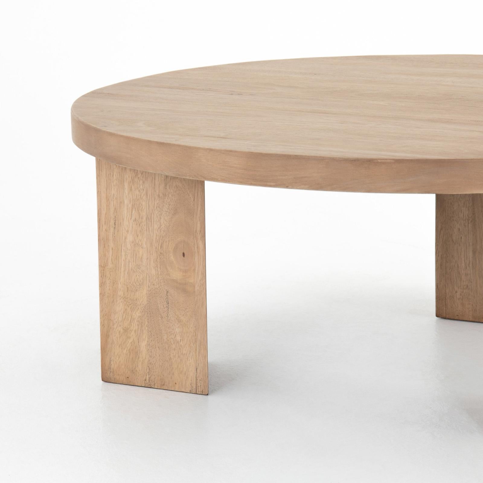 Four Hands Mesa Round Coffee Table