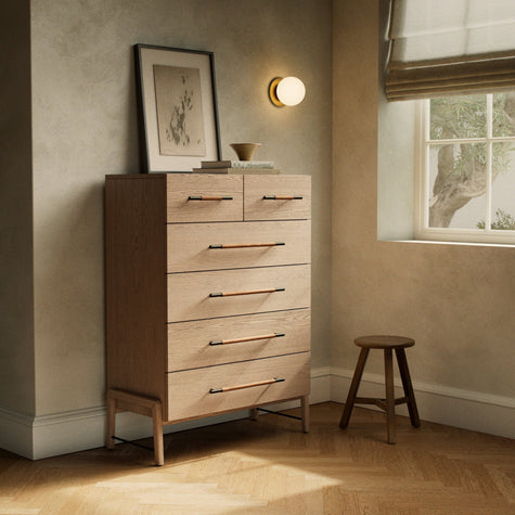 Four Hands Rosedale 6 Drawer Tall Dresser