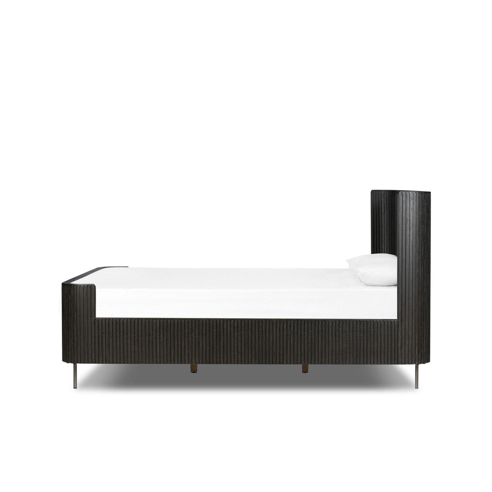 Four Hands Fletcher Bed Distressed Black