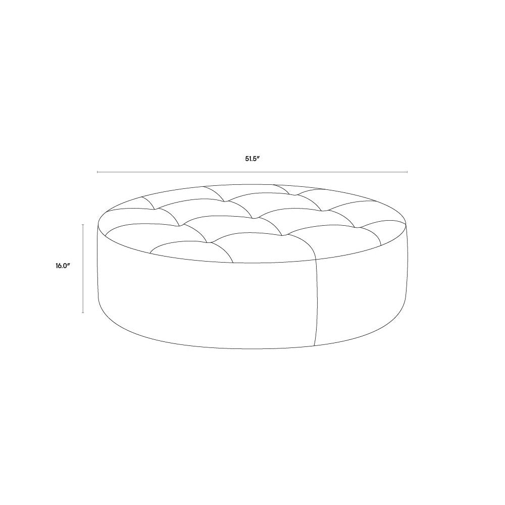 Sunpan Nilda Ottoman