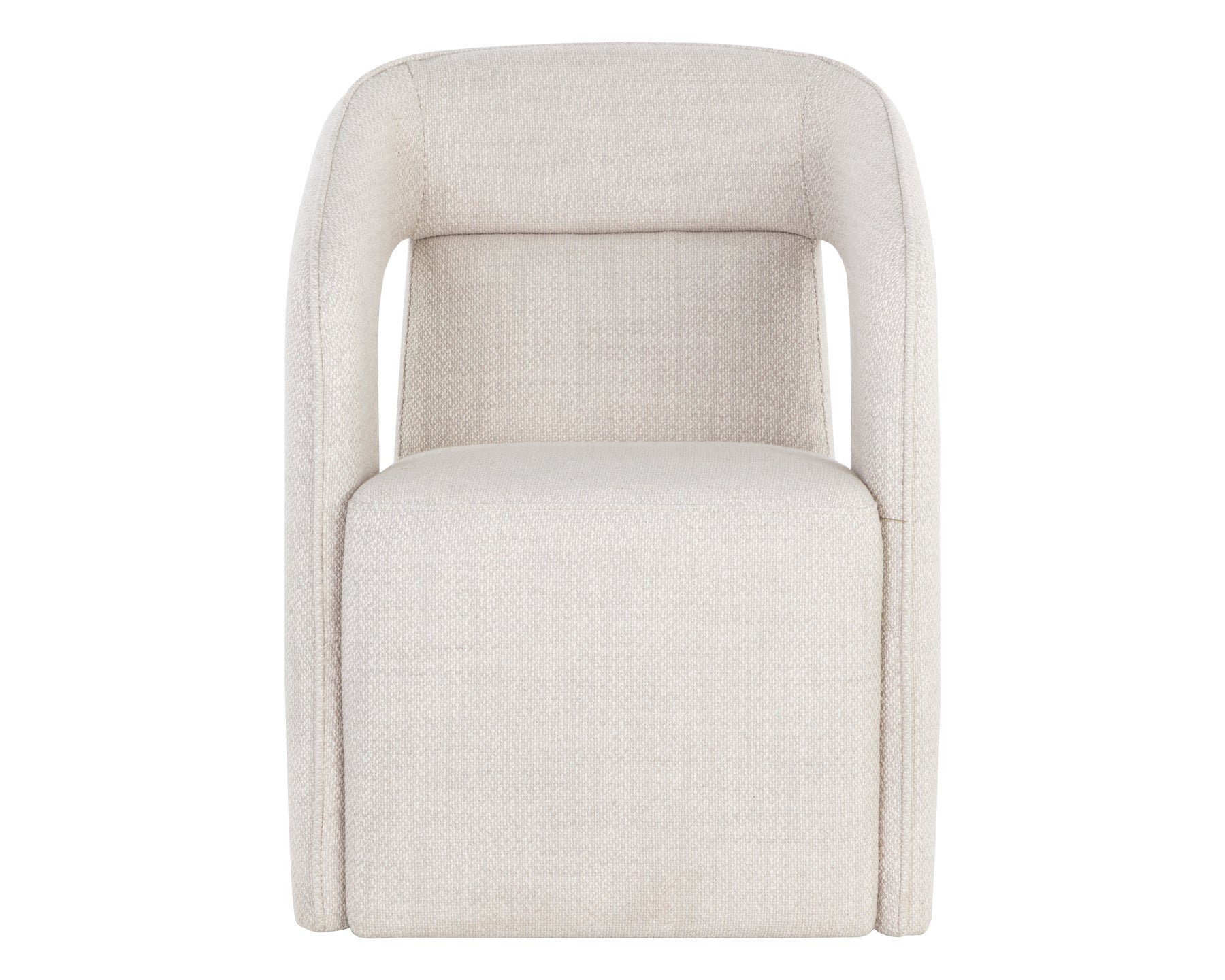 Sunpan Kendrick Wheeled Dining Armchair