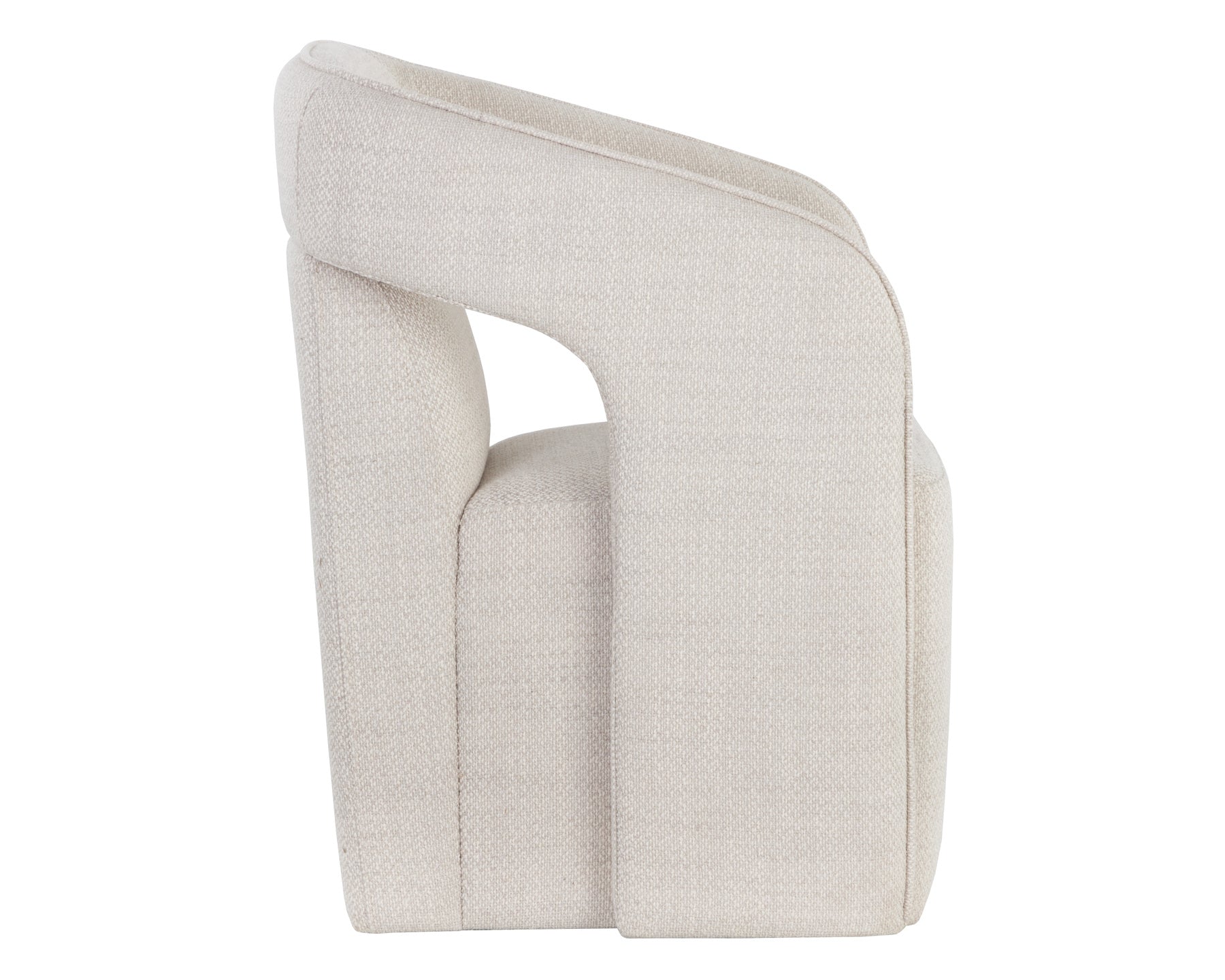 Sunpan Kendrick Wheeled Dining Armchair