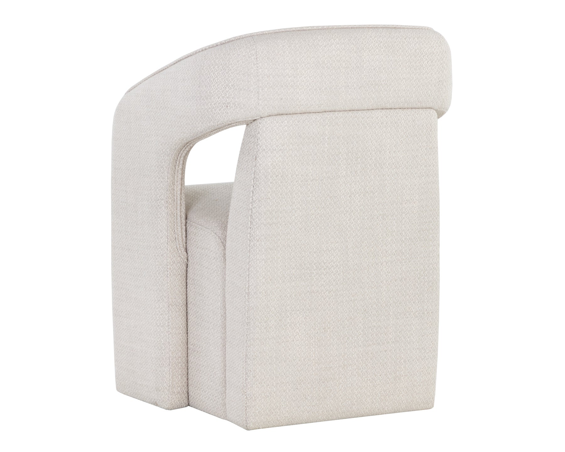 Sunpan Kendrick Wheeled Dining Armchair