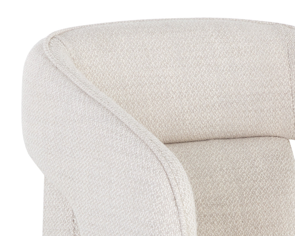 Sunpan Kendrick Wheeled Dining Armchair