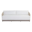 Sunpan Allariz White Greige Sofa