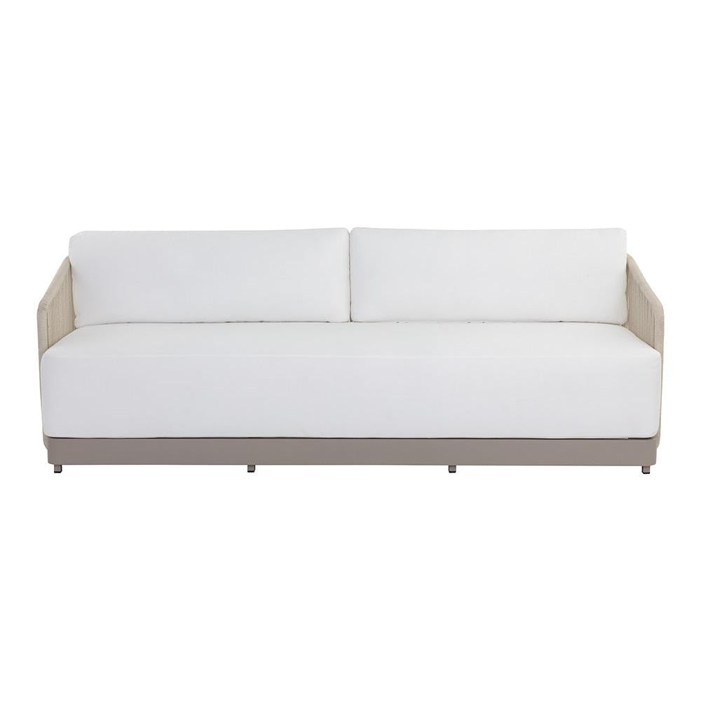 Sunpan Allariz White Greige Sofa
