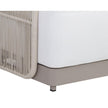 Sunpan Allariz White Greige Sofa