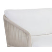 Sunpan Allariz White Greige Sofa