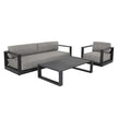 Sunpan Tavira Charcoal Armchair