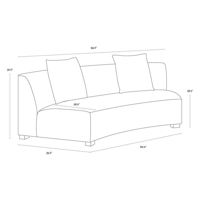 Sunpan Sarasota Modular Sofa