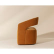 Sunpan Lloret Wheeled Dining Armchair, Amber