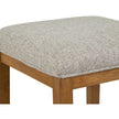 Magnussen Home Lindon Belgian Wheat Upholstered Stool