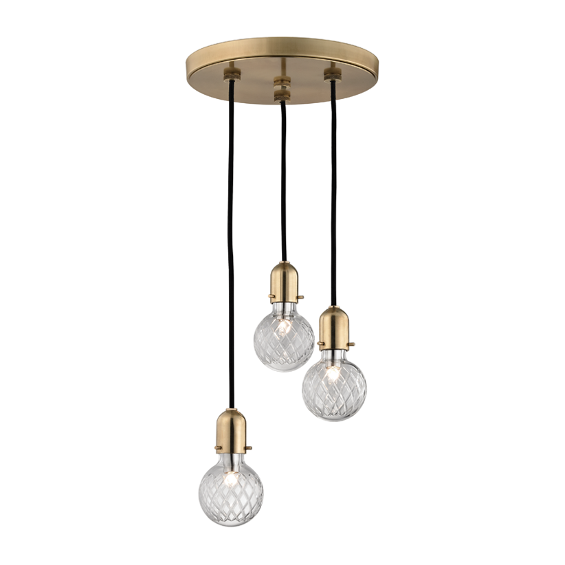 Hudson Valley Lighting Marlow 3 Light 10 inch Pendant Ceiling Light Clearance