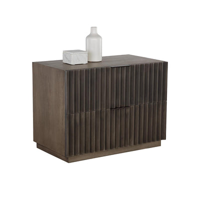 Sunpan Carlin Taupe Nightstand Clearance