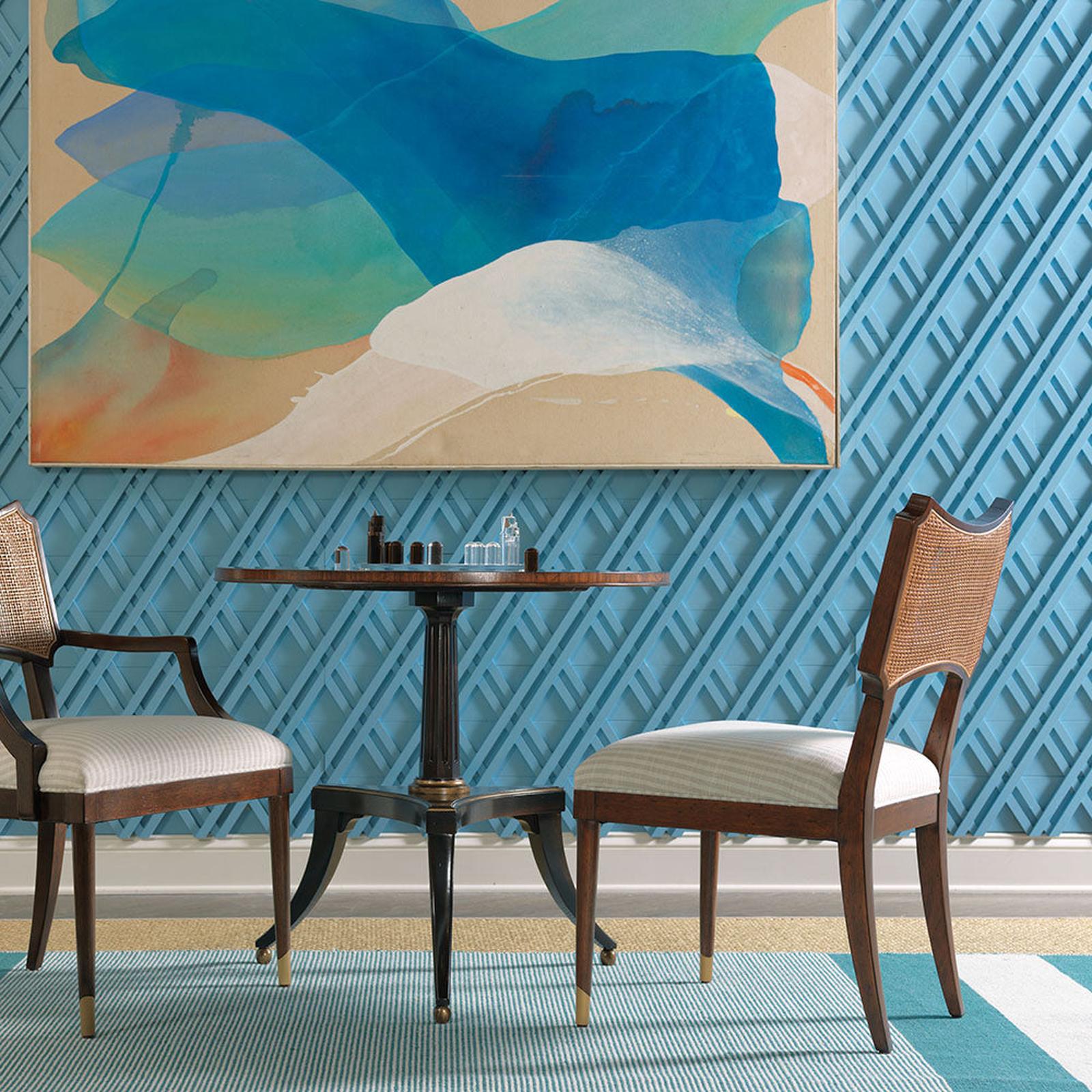 Woodbridge Furniture Powers Cane Side Chair