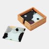 Global Views Fused Floral Coaster