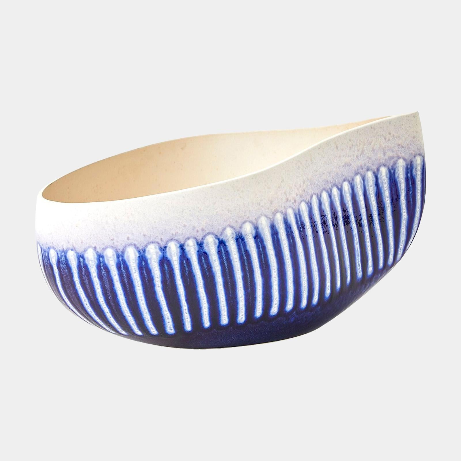 Global Views Giant Cobalt Teardrop Bowl