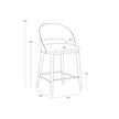 Sunpan Dezirae Counter Stool