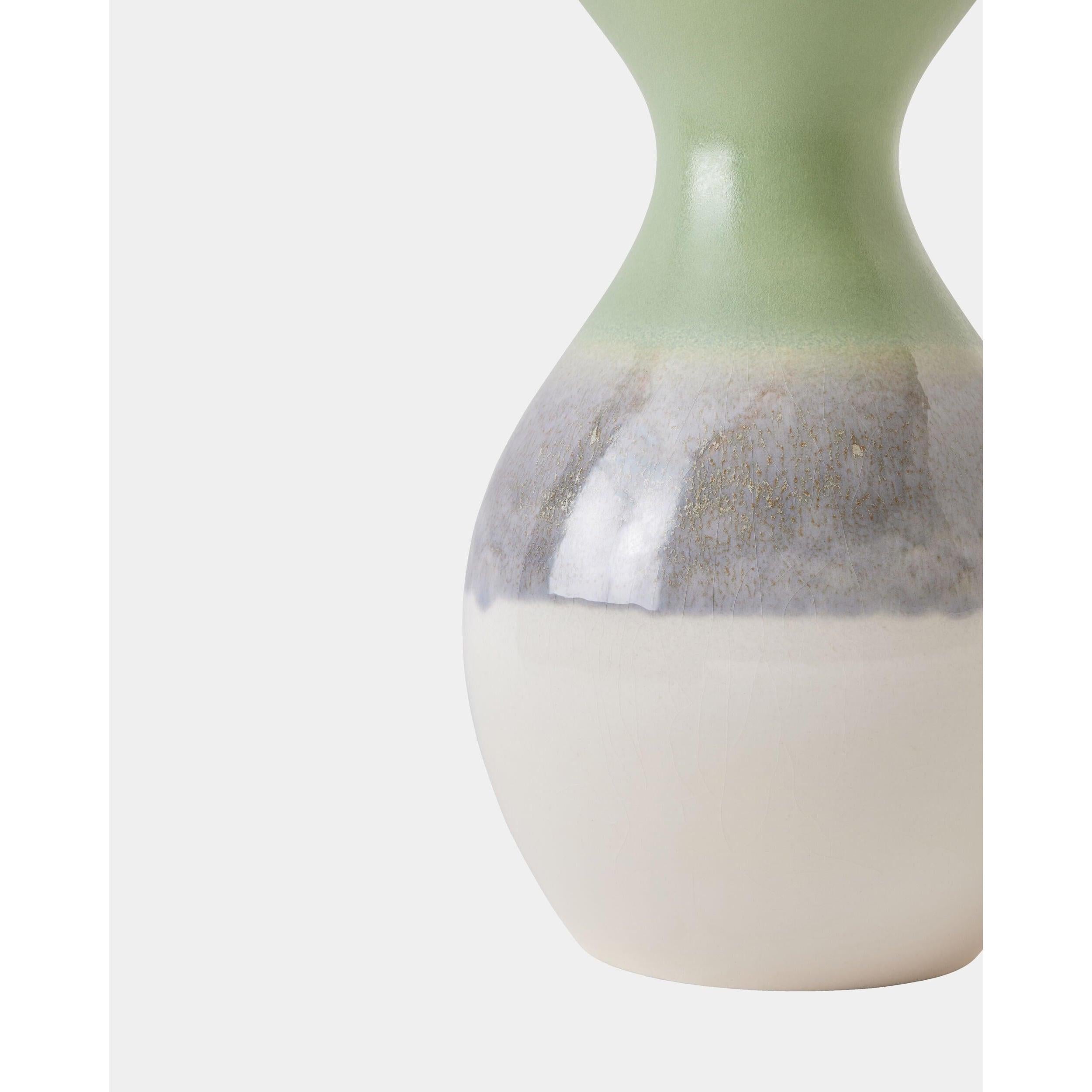 Global Views Bulb Striped Vase