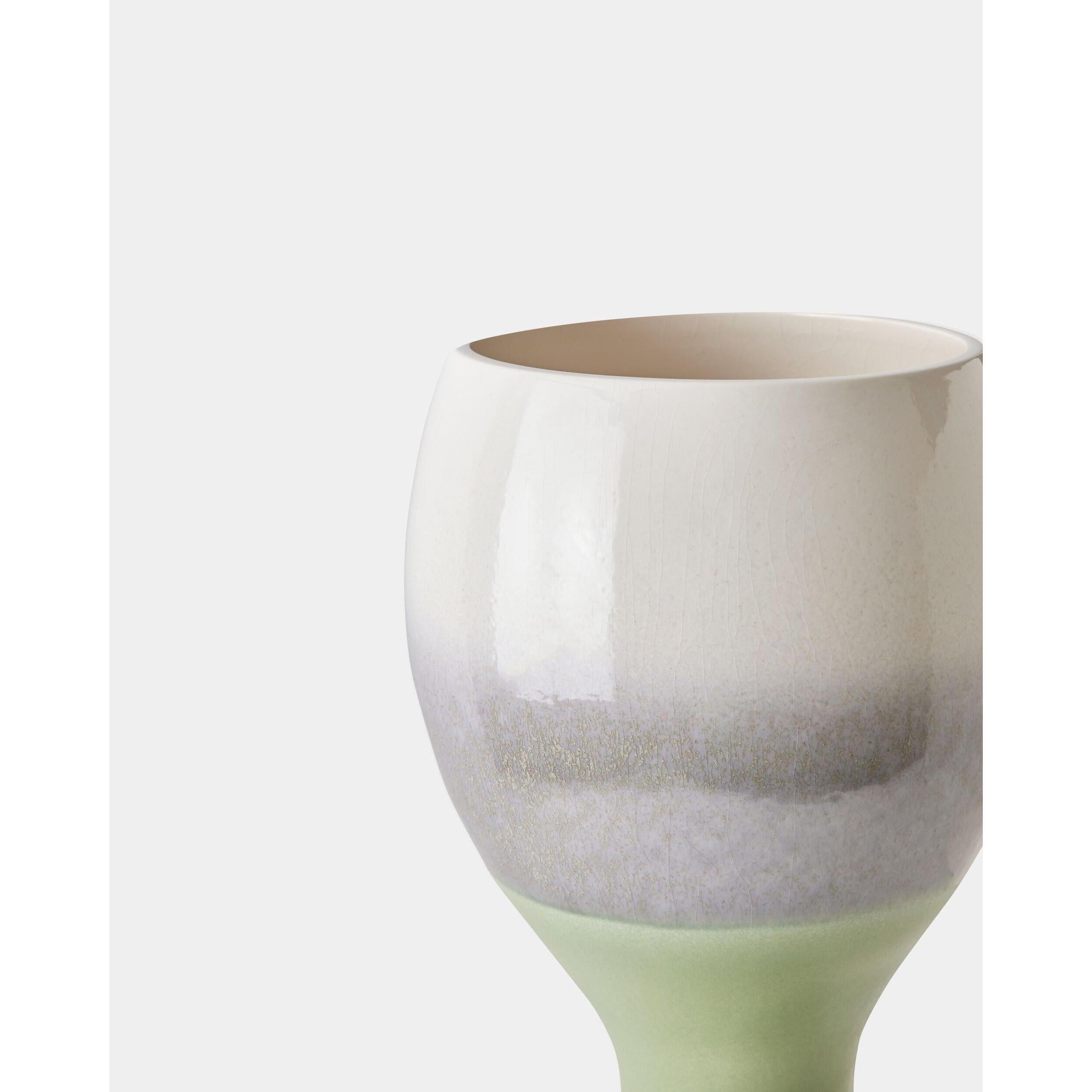 Global Views Bulb Striped Vase