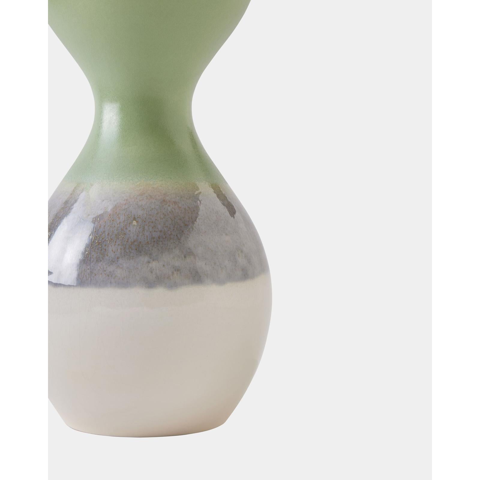 Global Views Bulb Striped Vase