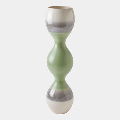 Global Views Bulb Striped Vase
