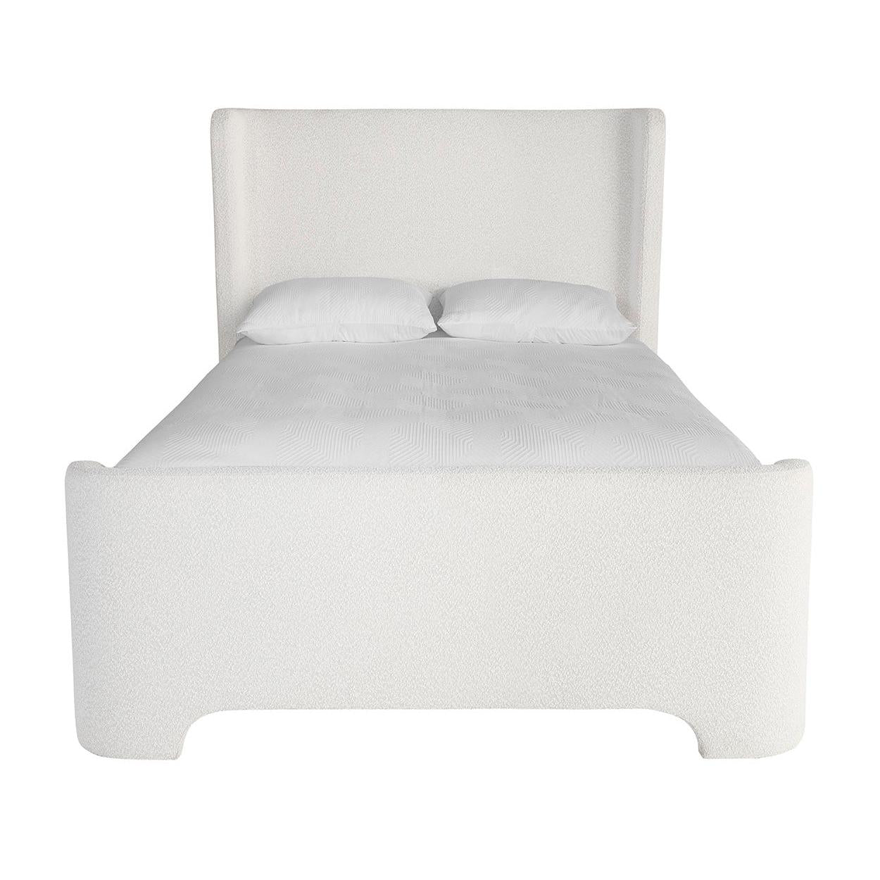 Sunpan Ives White Queen Bed
