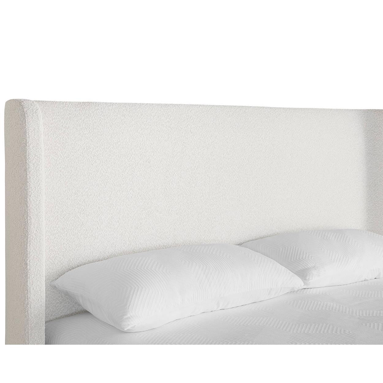 Sunpan Ives White Queen Bed