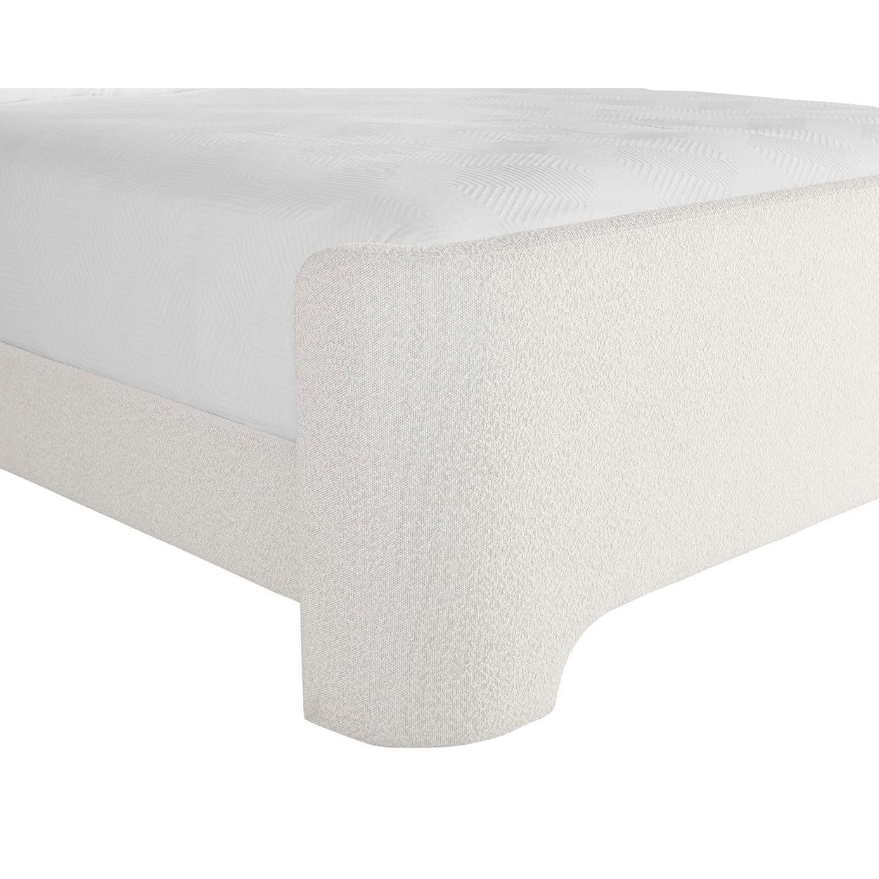 Sunpan Ives White Queen Bed