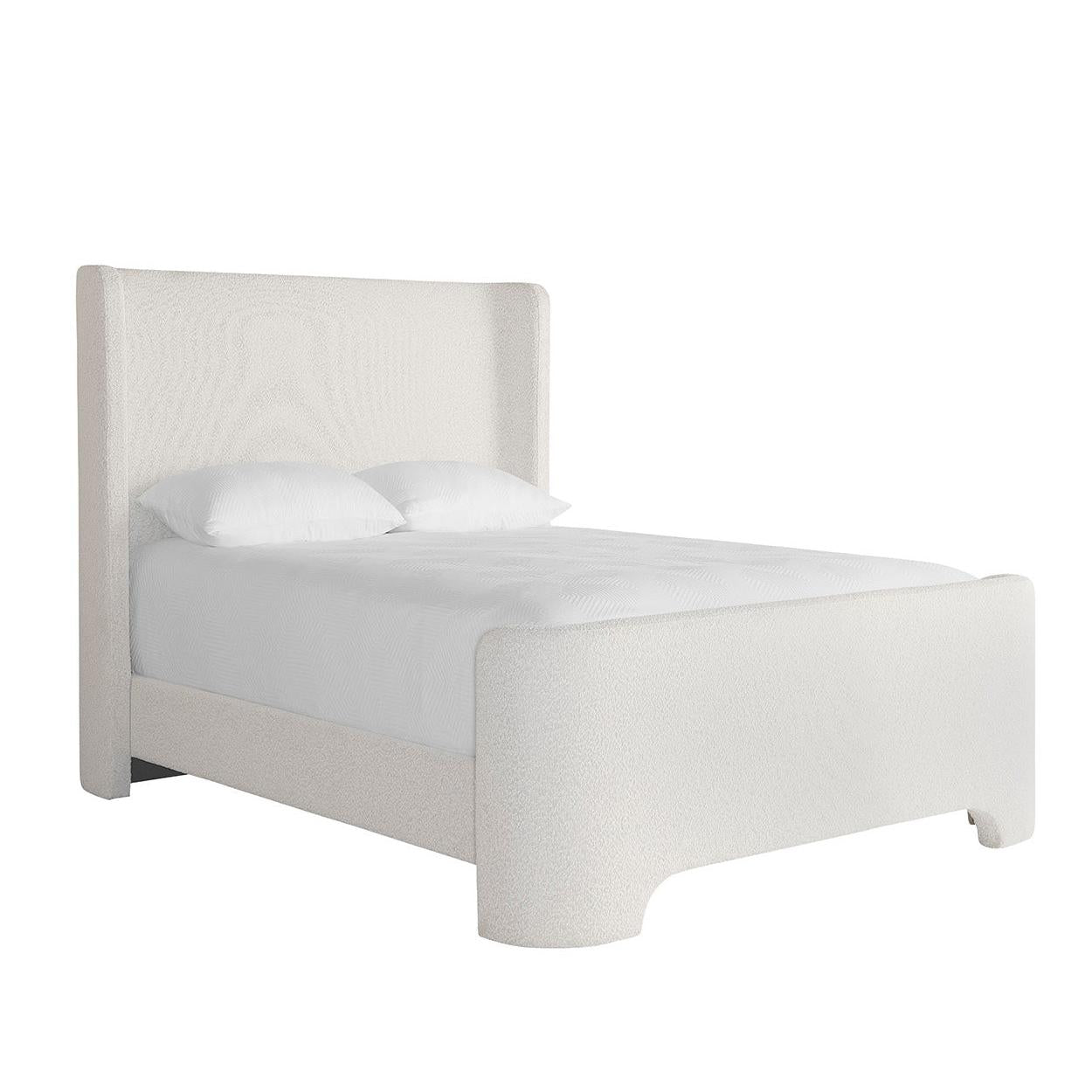 Sunpan Ives White Queen Bed