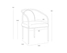 Sunpan Cicero Dining Armchair