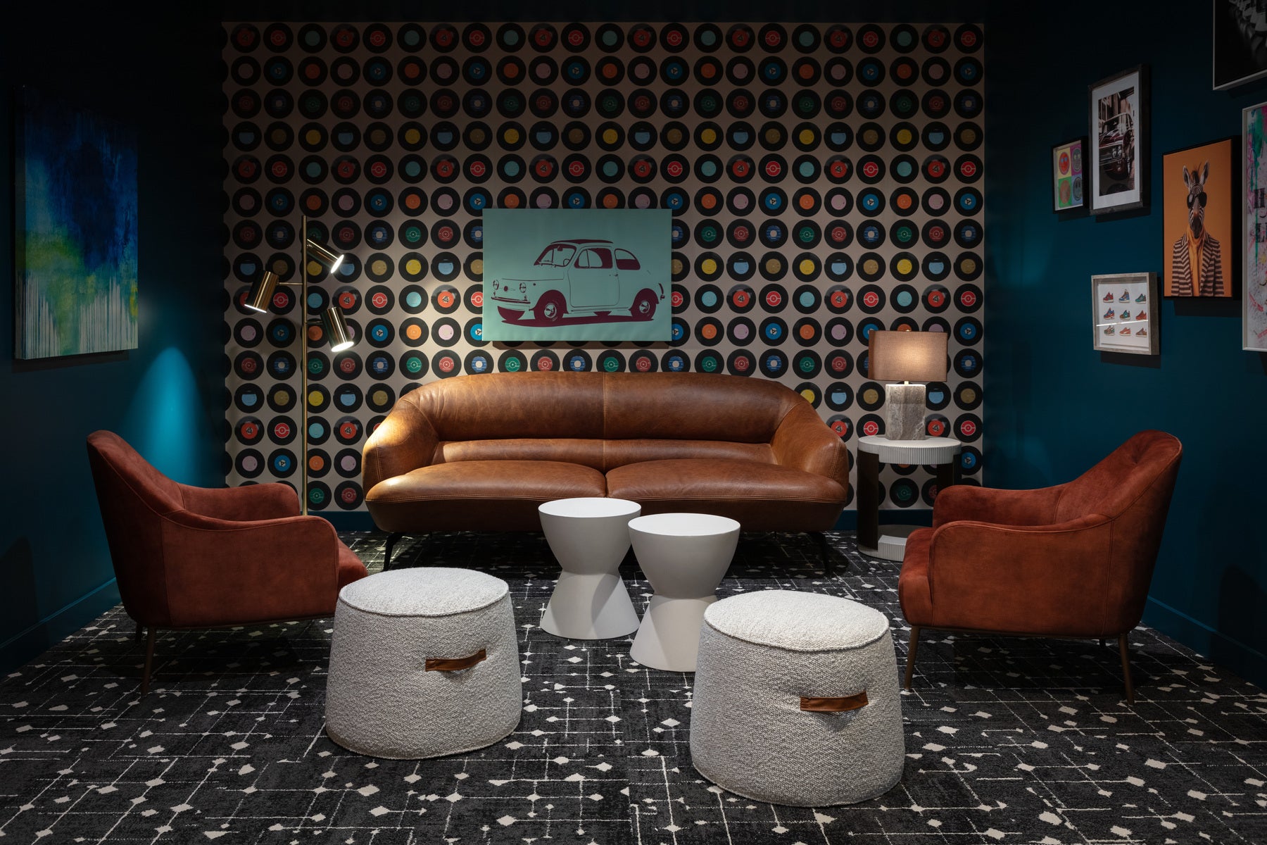 Sunpan Mitchell Ottoman