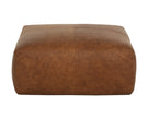 Sunpan Elio Ottoman - Cognac Leather
