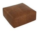 Sunpan Elio Ottoman - Cognac Leather