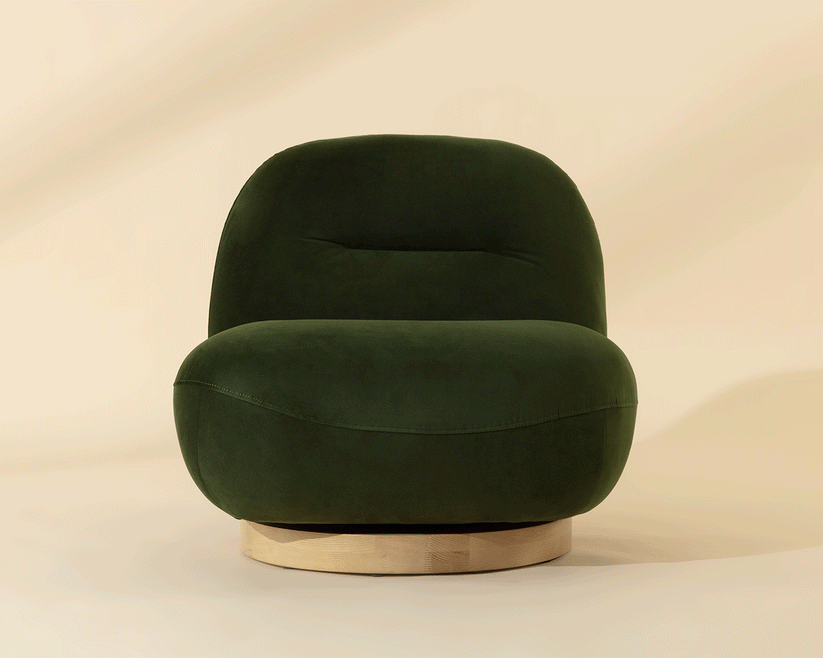 Sunpan Franze Swivel Lounge Chair