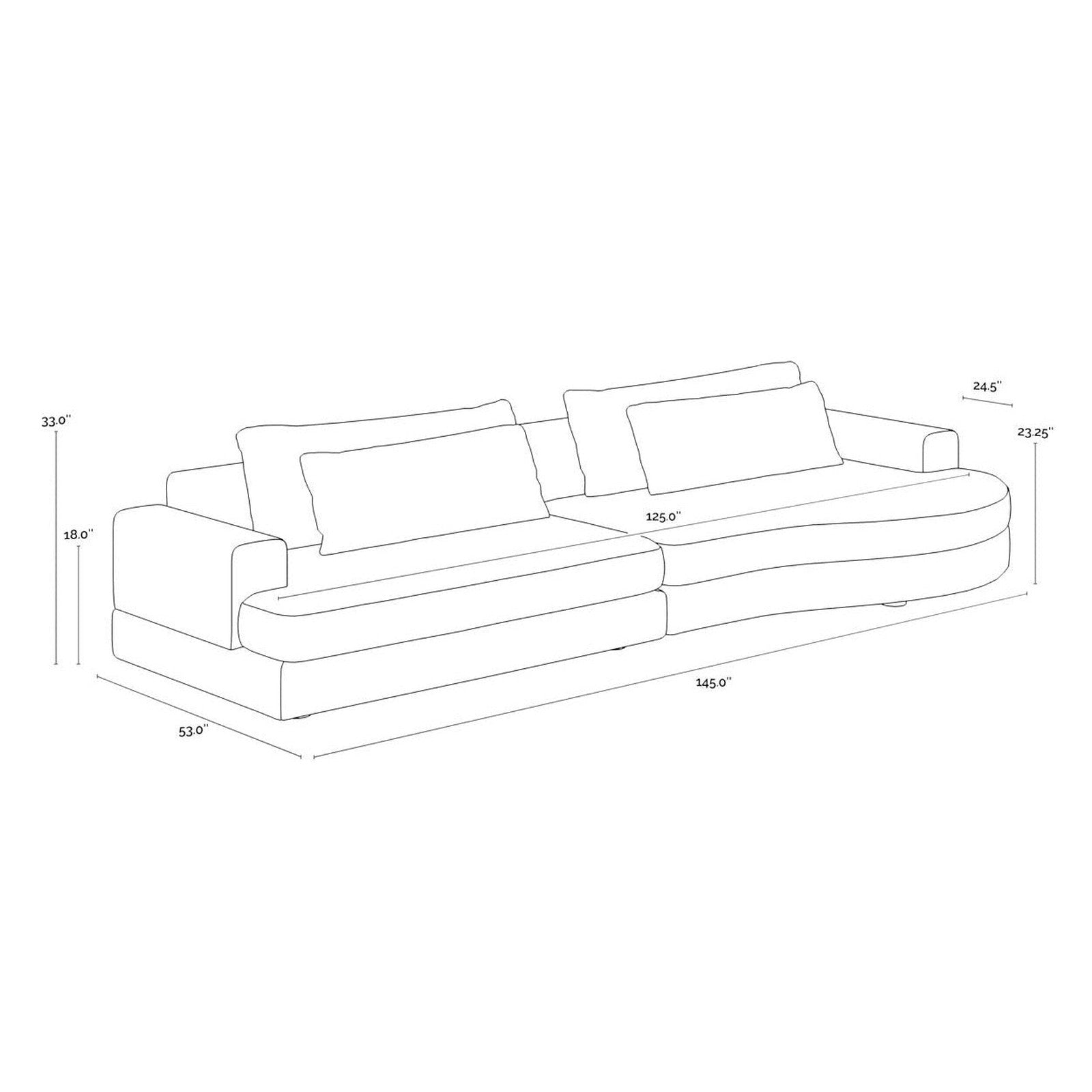 Sunpan Baela Sofa