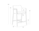 Sunpan Bernadette Counter Stool