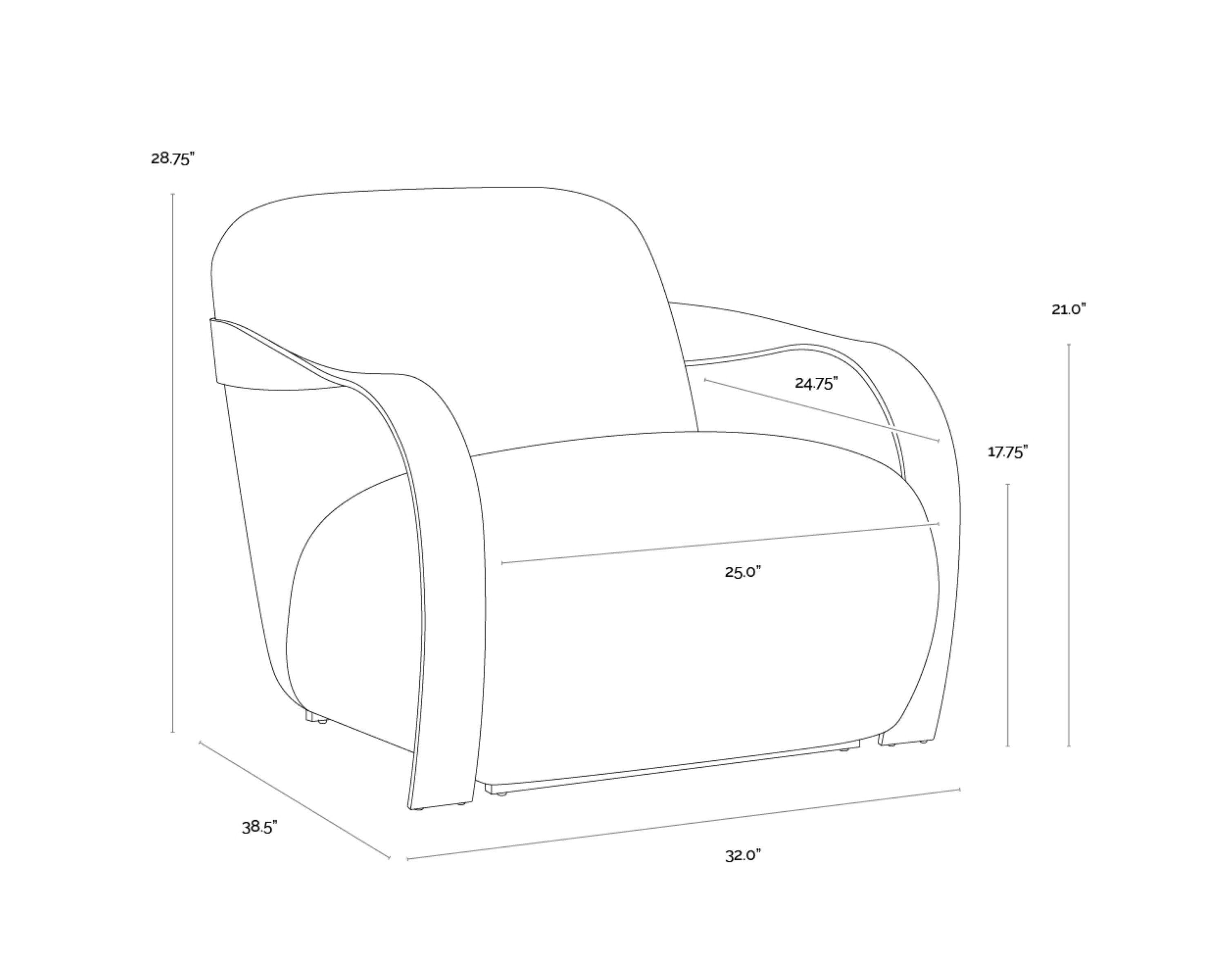 Sunpan Sonesta Lounge Chair
