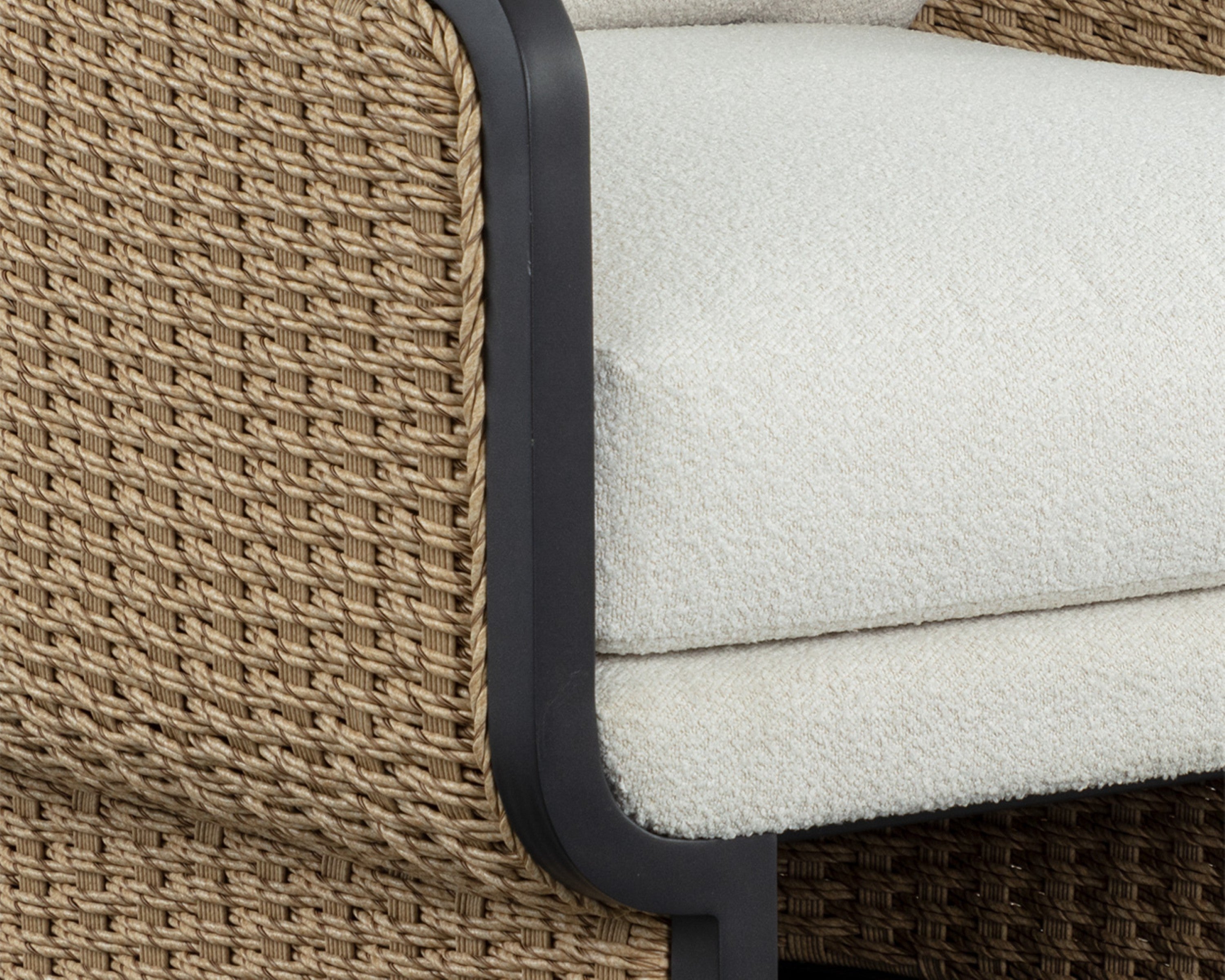 Sunpan Olbia Lounge Chair - Louis Cream
