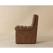 Sunpan Norm Wheeled Dining Chair - Copley Cognac