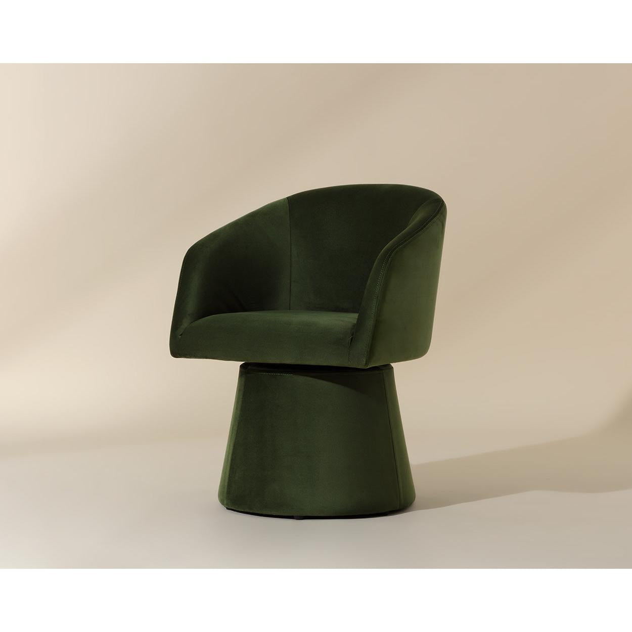 Sunpan Etta Swivel Dining Armchair