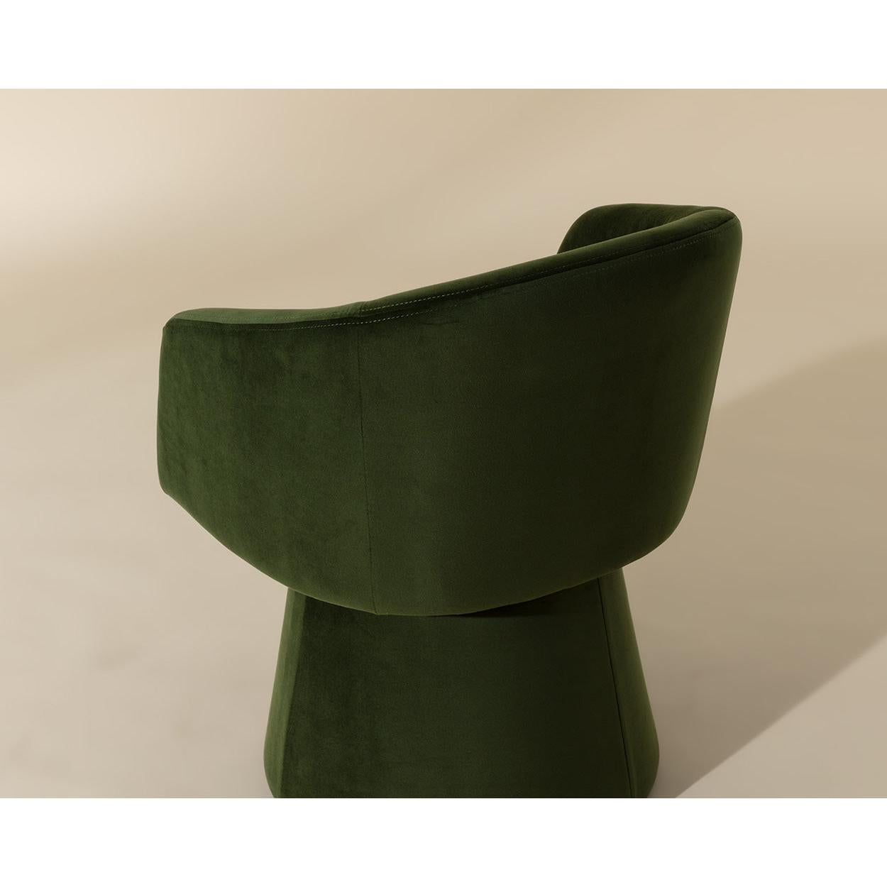 Sunpan Etta Swivel Dining Armchair